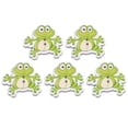 thumbnail image 1 of Miangastore 2 Pack 100pcs Wooden Sewing Cartoon Buttons DIY Animal Buttons Childrens Manual Button Mosaic Buttons (Green), 1 of 9