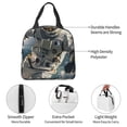 thumbnail image 4 of Easygdp Astronaut Soccer Field Bolsa Térmica Premium - Tela Oxford Impermeable, Gran Capacidad, Bolsillo Frontal, Unisex para Trabajo, Escuela, Actividades al Aire Libre y Picnics, 4 of 8