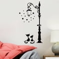thumbnail image 4 of Juego autoadhesivo de pegatinas de pared gato negro JAMW 2 piezas decoración de pared negro 40*19cm, 4 of 4