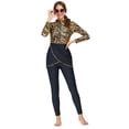 thumbnail image 4 of 【Uhome】Women Modest Burkini Swimsuits Muslimah Swimwear Full Body Swim Tops Pants Hijab 4 Piece Rash Guard, 4 of 10