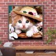 thumbnail image 4 of Animales 5D bricolaje ronda completa diamante pintura rhinestone kits mosaico pared decoración conjunto Hugtrwg Para estrenar, 4 of 9