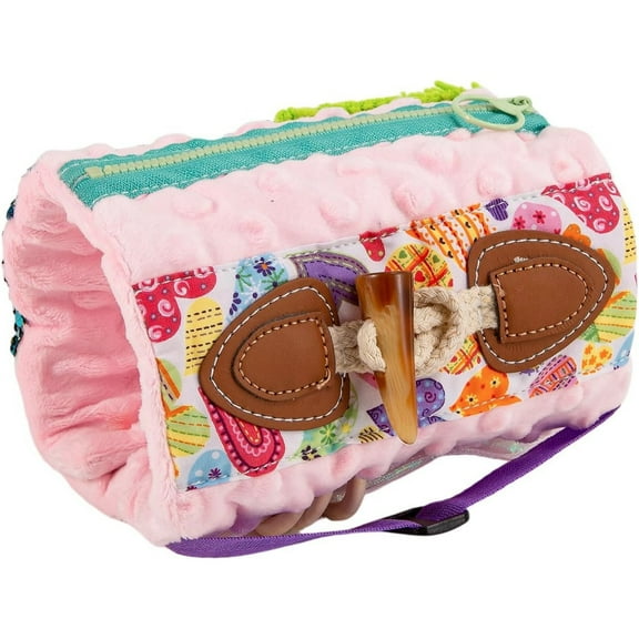 AMQTSLM Fidget Blanket for Adults with Dementia, Sensory Toys for Dementia, Fidget Wrist Cuff, Gifts and Activities for Seniors with Alzheimer's or Dementia