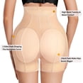 thumbnail image 3 of Irisnaya Butt Lifter for Women Seamless Shapewear Padded Tummy Control Panties Waist Trainer Body Shaper Hip Enhancer Underwear(Beige 3X-Large), 3 of 8
