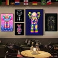 thumbnail image 3 of Pósteres de muñecos bonitos de dibujos animados, pintura en lienzo de oso de peluche de lujo, impresión HD, imágenes artísticas de pared modernas, decoración del hogar para habitación de niños, 3 of 4