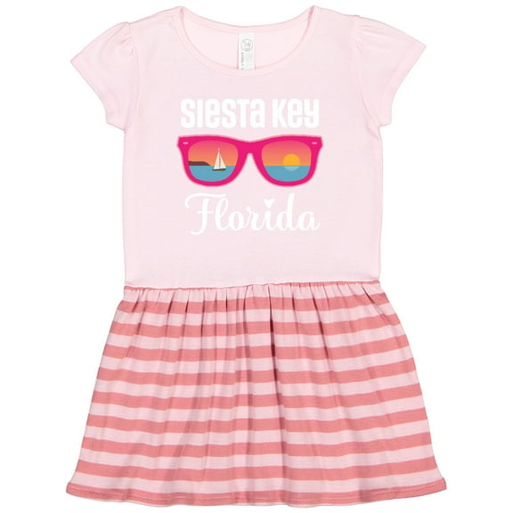 Inktastic Siesta Key Florida Beach Trip Gift Toddler Girl Dress