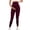 Wine, variant on Women’s Maternity Leggings Over The Belly,Pregnancy Leggings Seamless Buttery Soft Yoga Pants,Wine,S