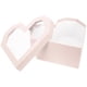 thumbnail image 2 of Cajas de regalo con forma de corazón, contenedor de regalo con ventana transparente, caja de envoltura de regalo para el día de San Valentín, 2 of 3