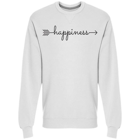 Word Happiness Sweatshirt Men's -Image by Shutterstock