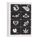 thumbnail image 5 of Plantillas de tatuajes con aerógrafo: 97 patrones, impermeables, reutilizables, portátiles, para tatuajes temporales, plantillas de pintura corporal, 5 of 14