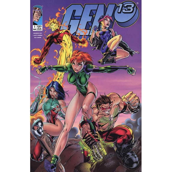 Gen13 #1A VF ; Image Comic Book