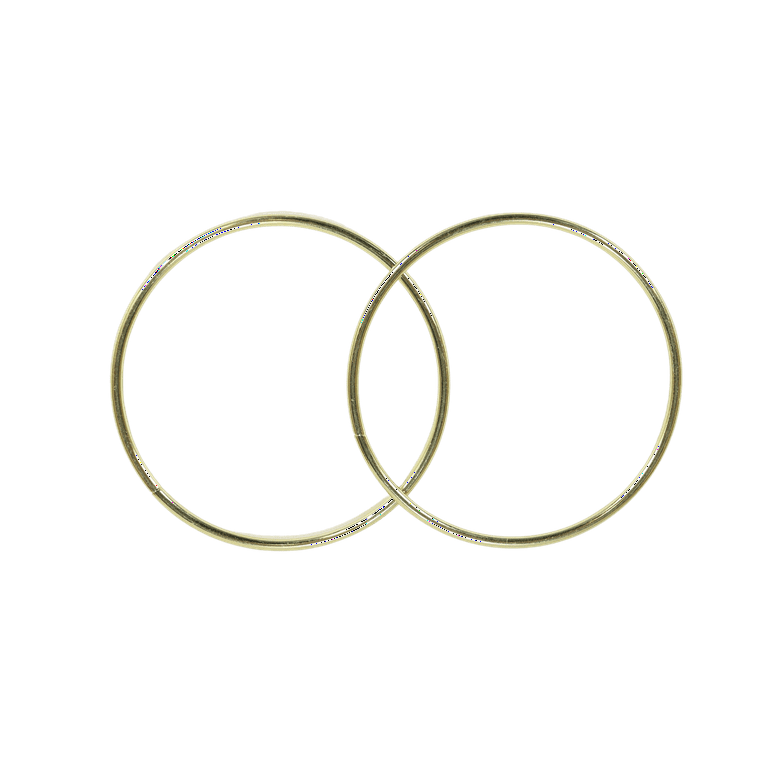 3 inch Gold Metal Rings Hoops for Crafts Bulk Wholesale 10 Pieces