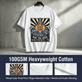 thumbnail image 2 of Men's 100% Cotton Short Sleeve Crewneck Graphic T-Shirt, Soft Breathable Moisture Wicking Casual Basic S-3XL, 2 of 7