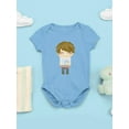 thumbnail image 3 of Boy Carrying His Pet Hamster Bodysuit Infant -Image by Shutterstock,  12 Months, 3 of 4