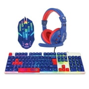 Sonic The Hedgehog 3 in 1 Gaming Kit- Headset, Keyboard, Mouse