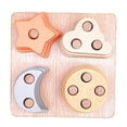 thumbnail image 2 of formas geométricas juguetes apilamiento de anidación educación temprana juguetes educativos rompecabezas de Montessori para, 2 of 9