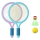 thumbnail image 5 of Raquetas de bádminton Shamjiam Ligeros Dobles para Interiores y Exteriores Azul Morado, 5 of 7