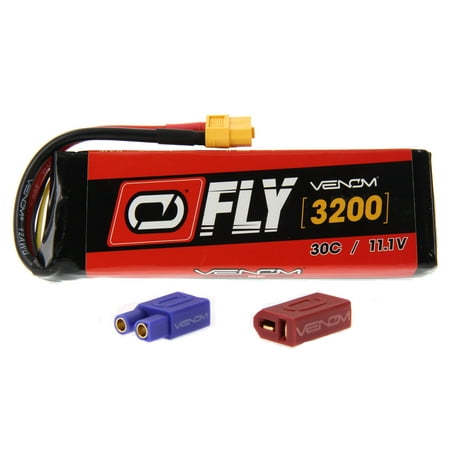 E-flite Apprentice S 15e 30C 3S 3200mAh 11.1V LiPo Battery with UNI 2.0 plug by Venom Compare to E-flite