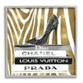thumbnail image 2 of Stupell Industries Fashion High Heel Bookstack Glam Gold Zebra Print, 24 x 24,Design by Madeline Blake, 2 of 5