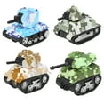 thumbnail image 1 of 4 piezas de modelo de tanque de aleación extraíble de alta simulación, modelo de tanque, juguete decorativo, regalo, tanque de camuflaje, 1 of 14