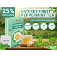 thumbnail image 2 of LeafLea 80 Peppermint Tea Bags, 100% Natural Peppermint Leaf, Light and Smooth Flavor, Caffeine-Free, Sugar-Free, Individually Wrapped, 2 of 17