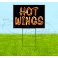 thumbnail image 1 of Hot Wings (18" x 24") Yard Sign, Includes Metal Step Stake, 1 of 6