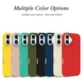 thumbnail image 6 of ZHaobin Degradable Eco-Friendly Wheat Straw Case for iPhone 16 15 14 13 12 11 Pro Max Mini 8 7 Plus SE Solid Soft Shockproof Matte Cover (Yellow,For iPhone 16Pro Max), 6 of 6
