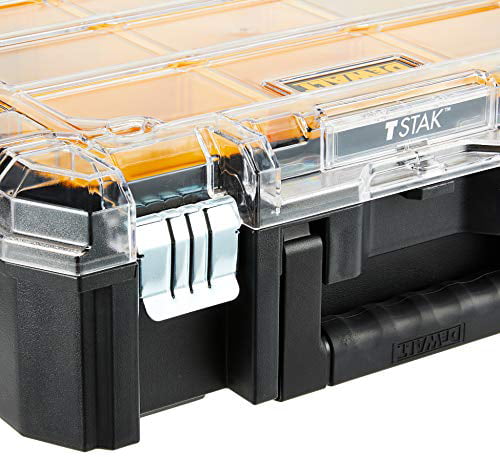 Details about   DeWALT DWST17805 TSTAK tackable 9-Compartment Small Parts & Tool Storage 