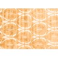 thumbnail image 1 of Ahgly Company Indoor Rectangle Abstract Orange Contemporary Area Rugs, 2' x 3', 1 of 1