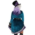 thumbnail image 2 of Leg Avenue Womens 4 PC Plus Size Delightful Hatter Costume, 2 of 5