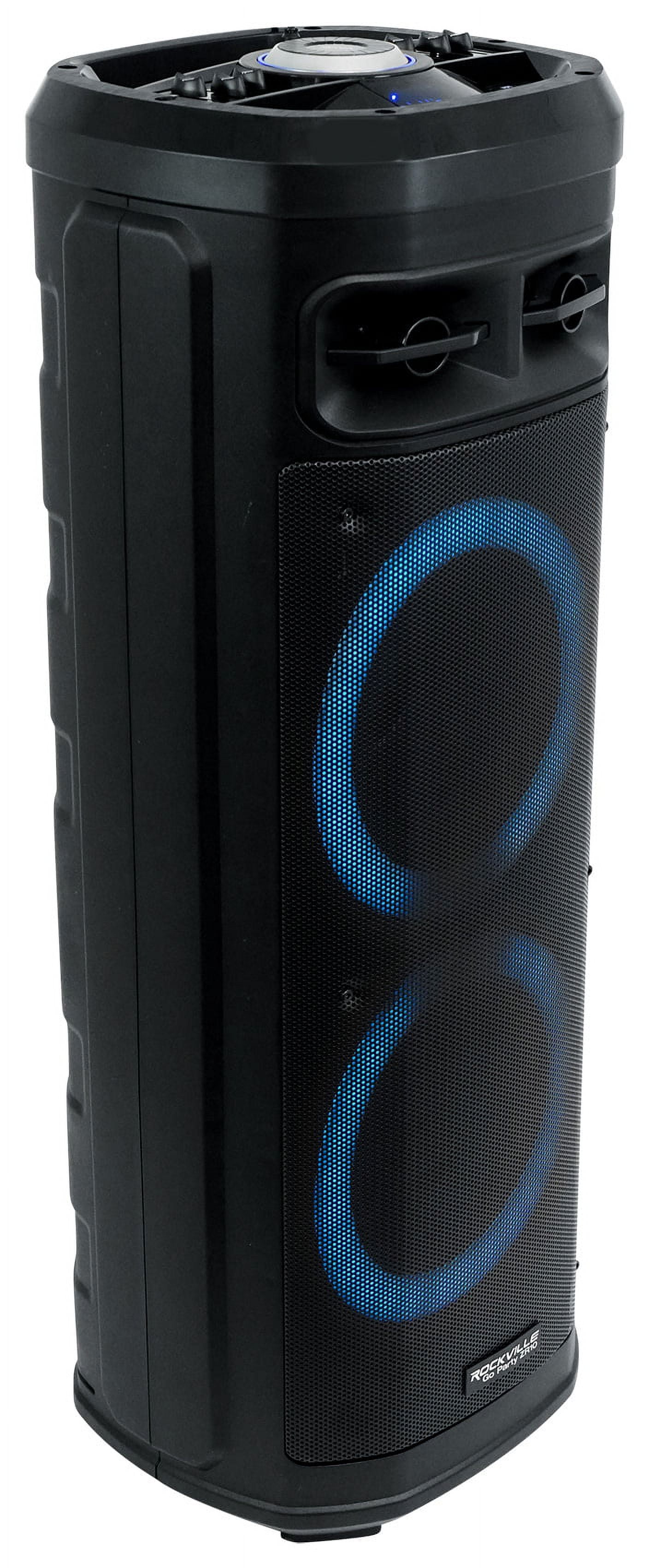 Rockville Go Party ZR10 Dual 10" Portable Karaoke Machine System w/Tablet Stand