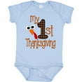 thumbnail image 3 of Inktastic Plaid 1st Thanksgiving Turkey Boys or Girls Baby Bodysuit, 3 of 5