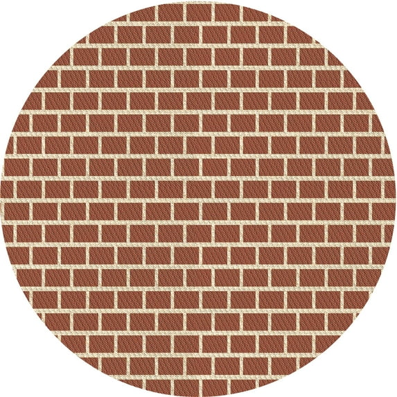 Ahgly Company Indoor Square Patterned Chilli Pepper Red Area Rugs, 3' Square