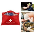 thumbnail image 1 of Emergency Aid Kit, Basic Supplies Canvas Storage Bag Survival Aid Kit Shockproof Reliable  for Outdoor Adventure, 1 of 7