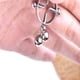 thumbnail image 5 of 1 Uds. Piercing para el cuerpo, joyería, círculo de acero, campana redonda, tornillo, anillo para pezón falso, 5 of 8