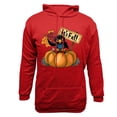 thumbnail image 4 of VBTAPA Fall Pumpkin Sweatshirt for Men 2026 Thanksgiving Hoodie Funny Turkey Print Long Sleeve Drawstring Hooded Sweatshirt Loose Casual Kangaroo Pocket Hoodies Red S, 4 of 5