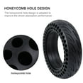 thumbnail image 6 of unbranded  10 Inch Scooter Tube Tire Tires Replacement Balance Bike Non-pneumatic Honeycomb Black, 6 of 8