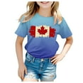 thumbnail image 1 of Chemises pour Filles Imprimé Manches Courtes Col Rond Vêtements d'Été Tenues Filles 3-4 Ans Mode Filles, 1 of 4