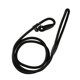 thumbnail image 1 of Correa de nailon para perros, ideal para paseos y adiestramiento, con hebilla ajustable, collar de cuerda y correa antideslizante (Negro, Mediano)., 1 of 5
