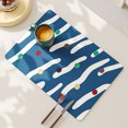 thumbnail image 3 of Flmtop Wear-Resistant Drain Mat Practical Dish Drying Mat Quick Dry Versatile Countertop Drain Mat Modern Placemats for Drinks Bar Home (Only Mat Included), 3 of 9