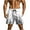 #1_Gray, variant on Men's Trendy Swim Trunks - Vibrant Flame Print & Mesh Liner | Quick-Dry Hawaiian Bathing Suit with Secure Pockets for Beach