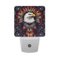 thumbnail image 6 of Yayeee LED Night Light for The Home Plug in With Light Sensors 2 Pack, Brown Abstract Eagle, 6 of 6