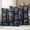 Mist Blue, variant on Wildlife Camels Outdoor Waterproof Pillow Covers, Deserts Animals Brown Geometric Rustic Decorative Square Throw Pillowcase Sofa Cushion Sham for Patio/Couch/Chair, 20"x20" 2 Pack