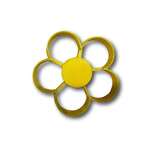 Thumbprint Flower Cookie Cutter (2.5")- Fast Shipping - Sharp Edges - Exceptional Quality