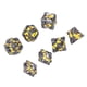 thumbnail image 4 of Metal Polyhedral Dices Metal Dices Exquisite Patterns Clear Numbers Hollow Up Balance Rolling for Card Games, 4 of 8
