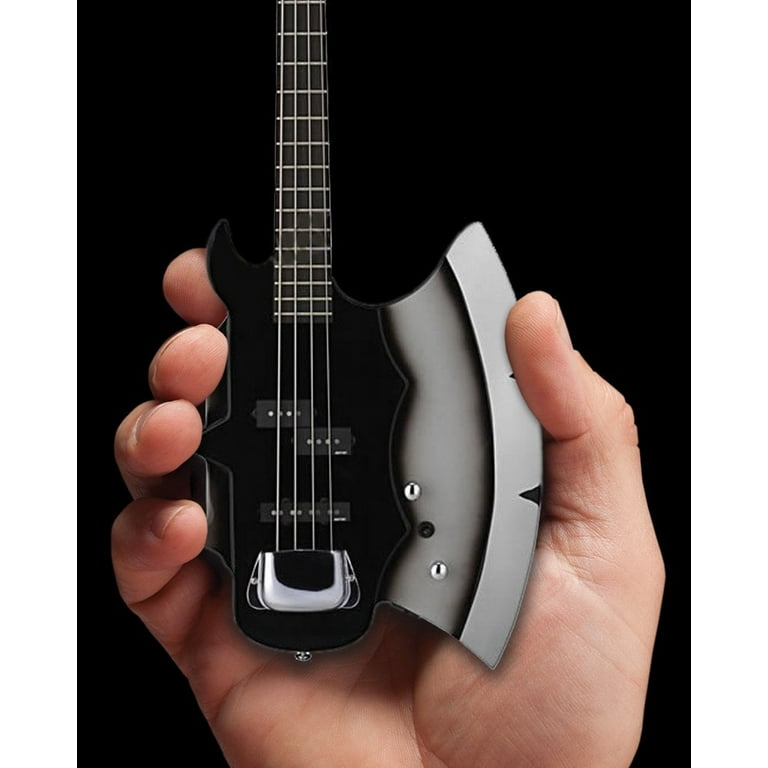 KISS Gene Simmons Miniature AXE Bass Signature Guitar Replica