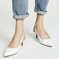 thumbnail image 2 of Sam Edelman Ludlow Slingback Ankle Strap Pump Bright White Patent (10, WHITE), 2 of 3