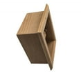thumbnail image 4 of Traditional Solid Teak Recessed Wall Mount Toilet Paper Holder, 4 of 4