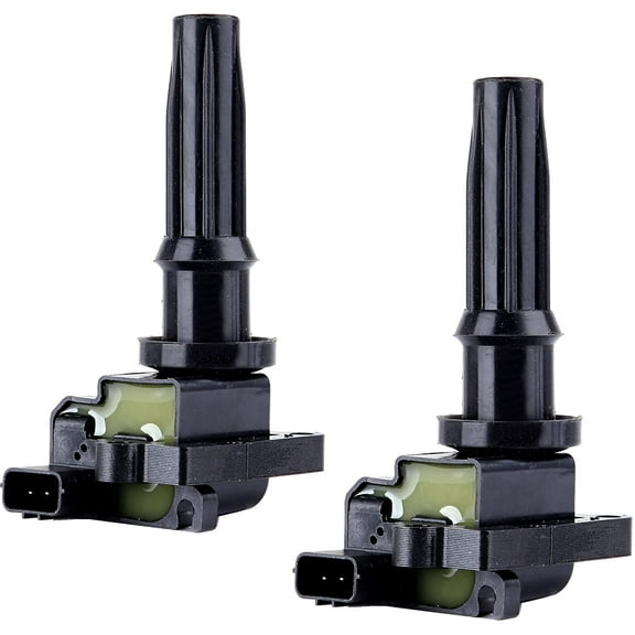 SCITOO 100% New 2pcs Ignition Coil Set Compatible with Hyundai Santa Fe/Hyundai Sonata/Kia Magentis/Kia Optima 1999-2006 Automobiles Fit for OE: UF285 C1226