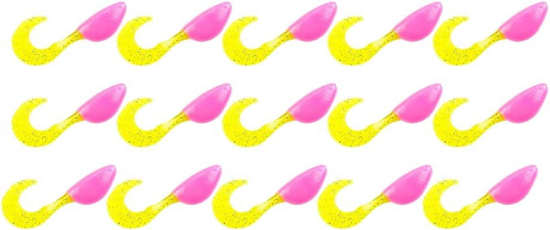 Mr Crappie Shadpole Curlytai Electric Chicken 15pk
