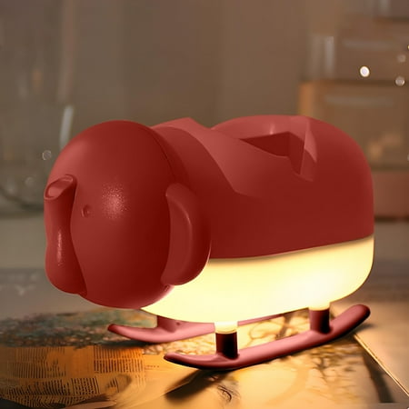 

Txmfgh Small Night Light with USB Charging - Adorable Design Multi-functional Desktop Lamp for Bedroom and Dormitory Use